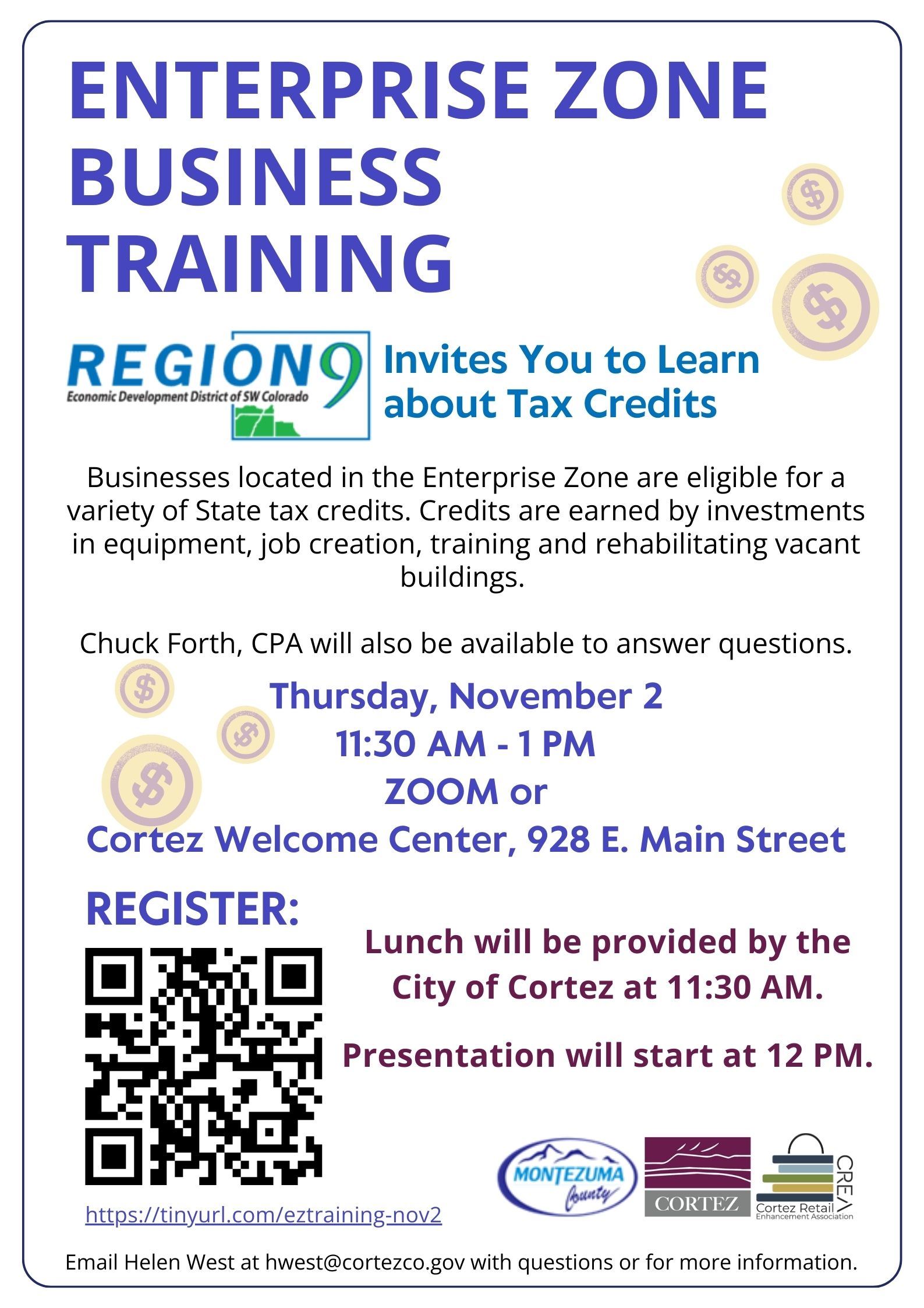 Region 9 Tax Training Flyer
