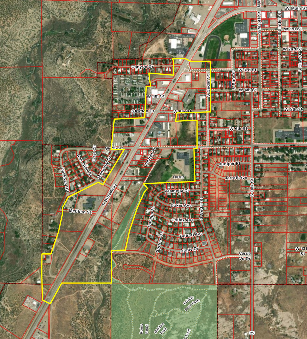 South Broadway Corridor Map