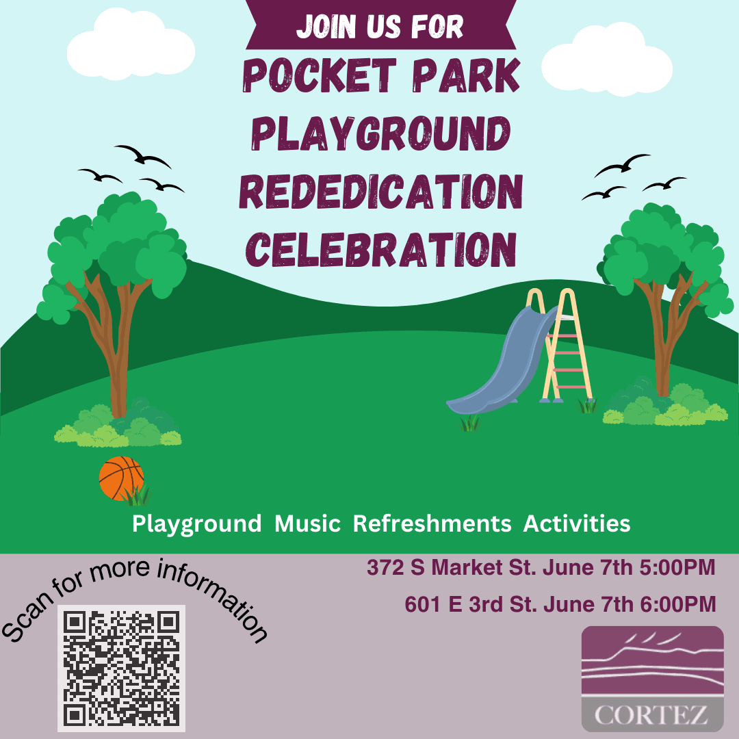 PocketPark announcement flyer June 7