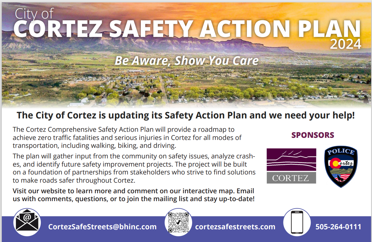 Cortez Safety Action Plan 2024 - Safe Streets For All