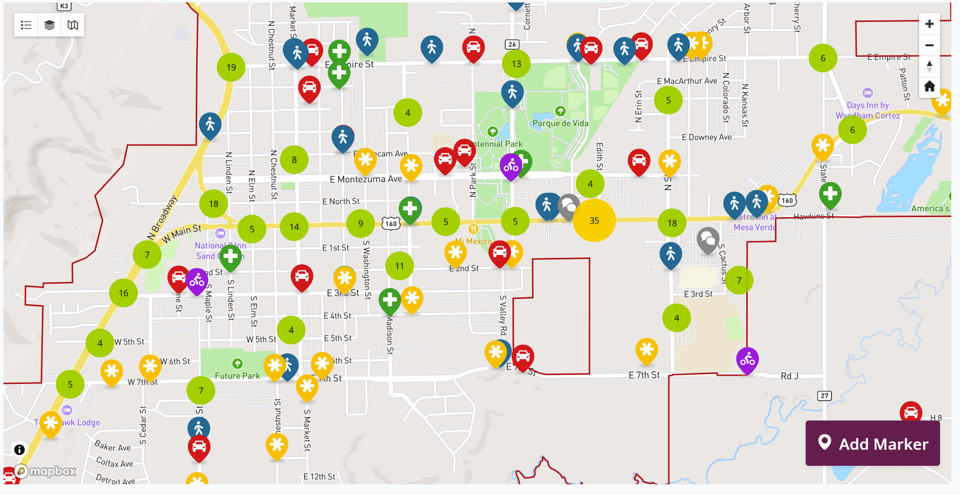 Interactive Map photo Safe Streets for All