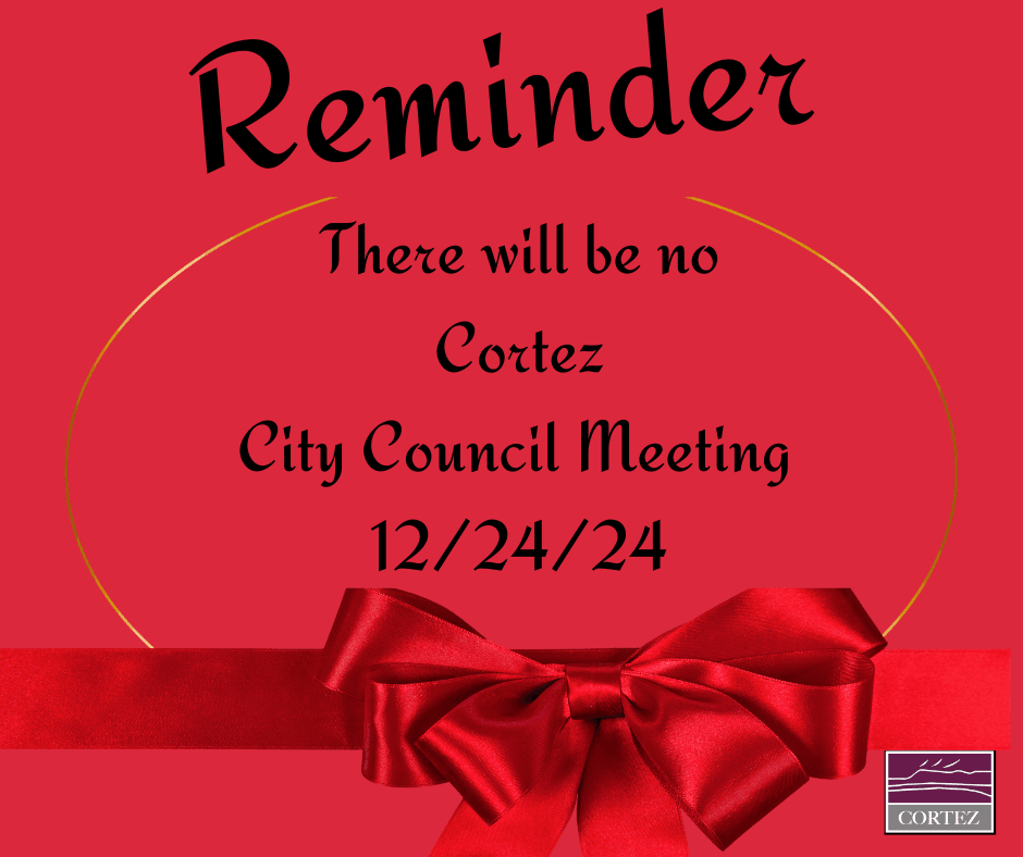 Canceled City Council Meeting 122424 