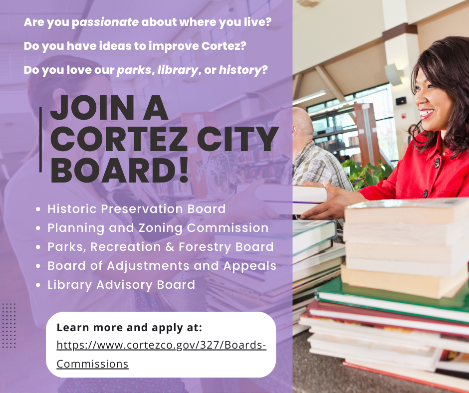 City of Cortez Board Library Photo