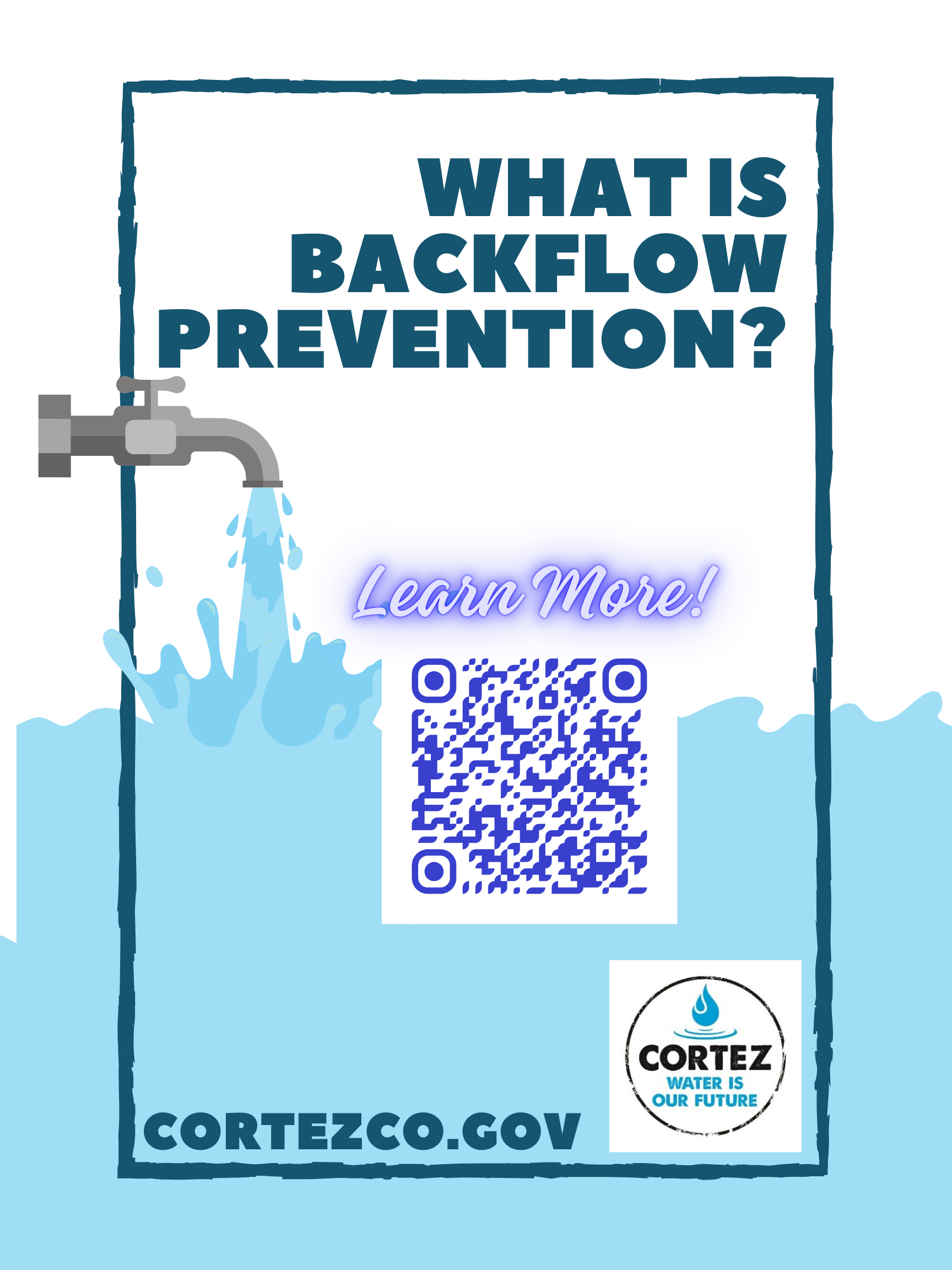 Backflow Water with QR