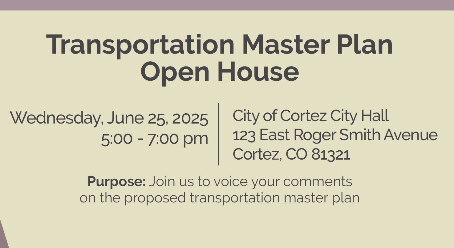 TMP - Website Photo (info about the Transportation Master Plan Open House Event