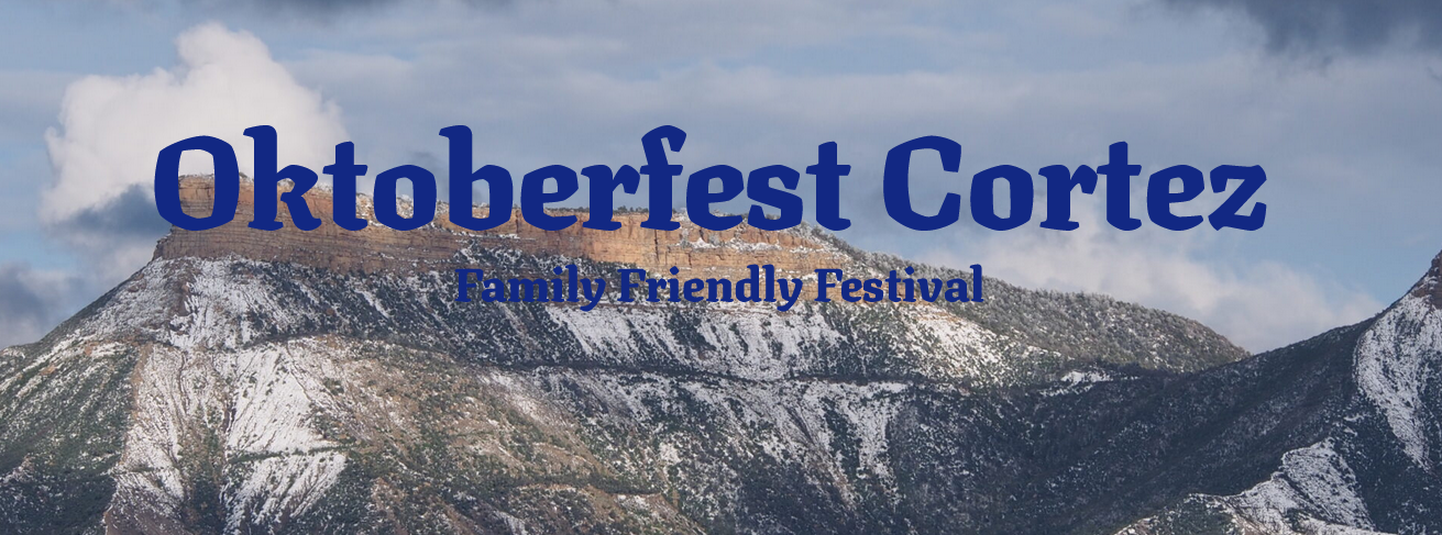 Oktoberfest Cortez - photo of Mesa Verde with lightly dusted snow cover