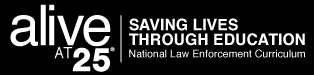 Alive at 25 logo