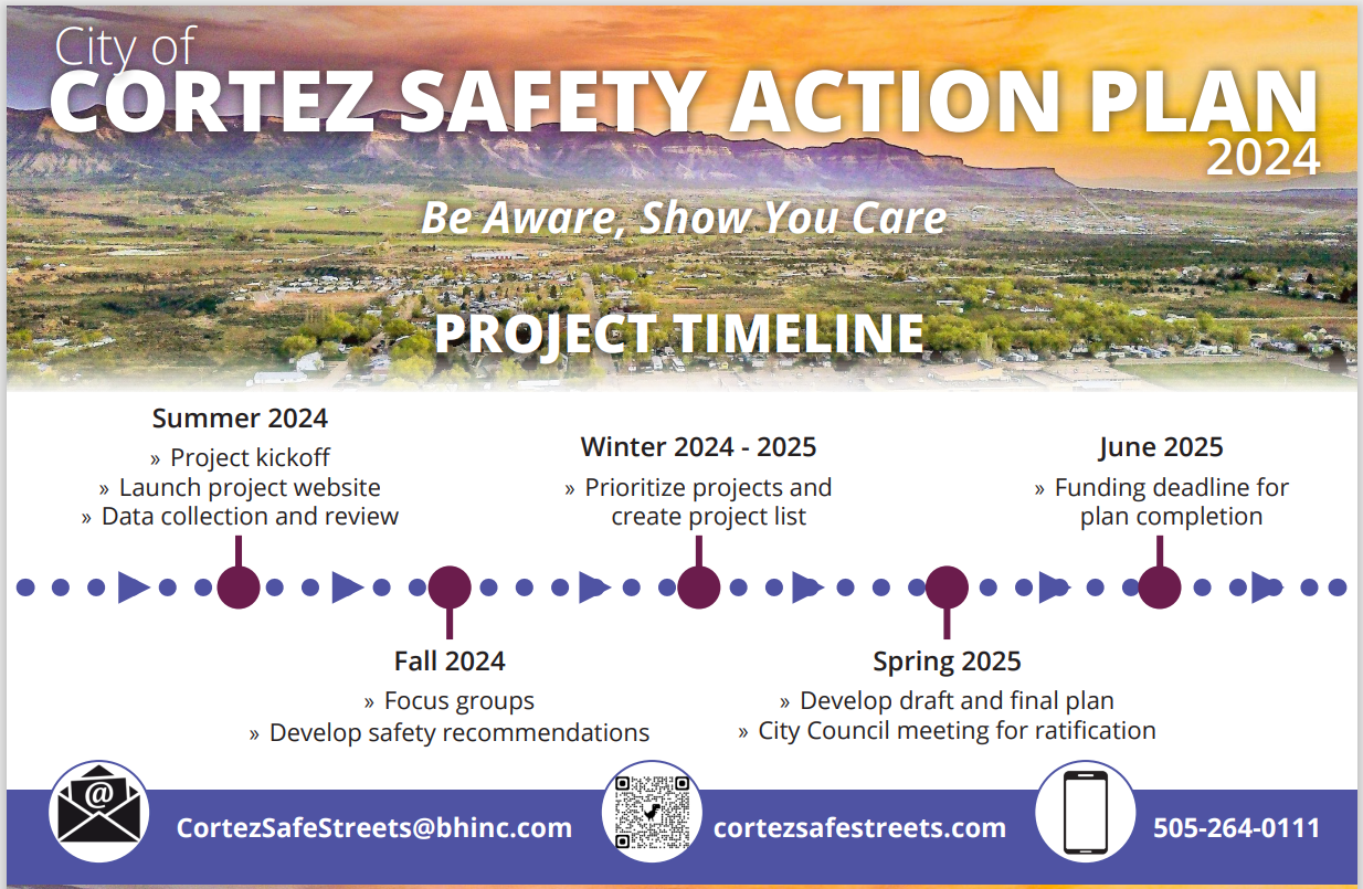 Cortez Safety Action Plan Timeline 2024