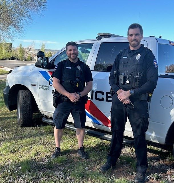 Jason and Tyler - Cortez Police Officers