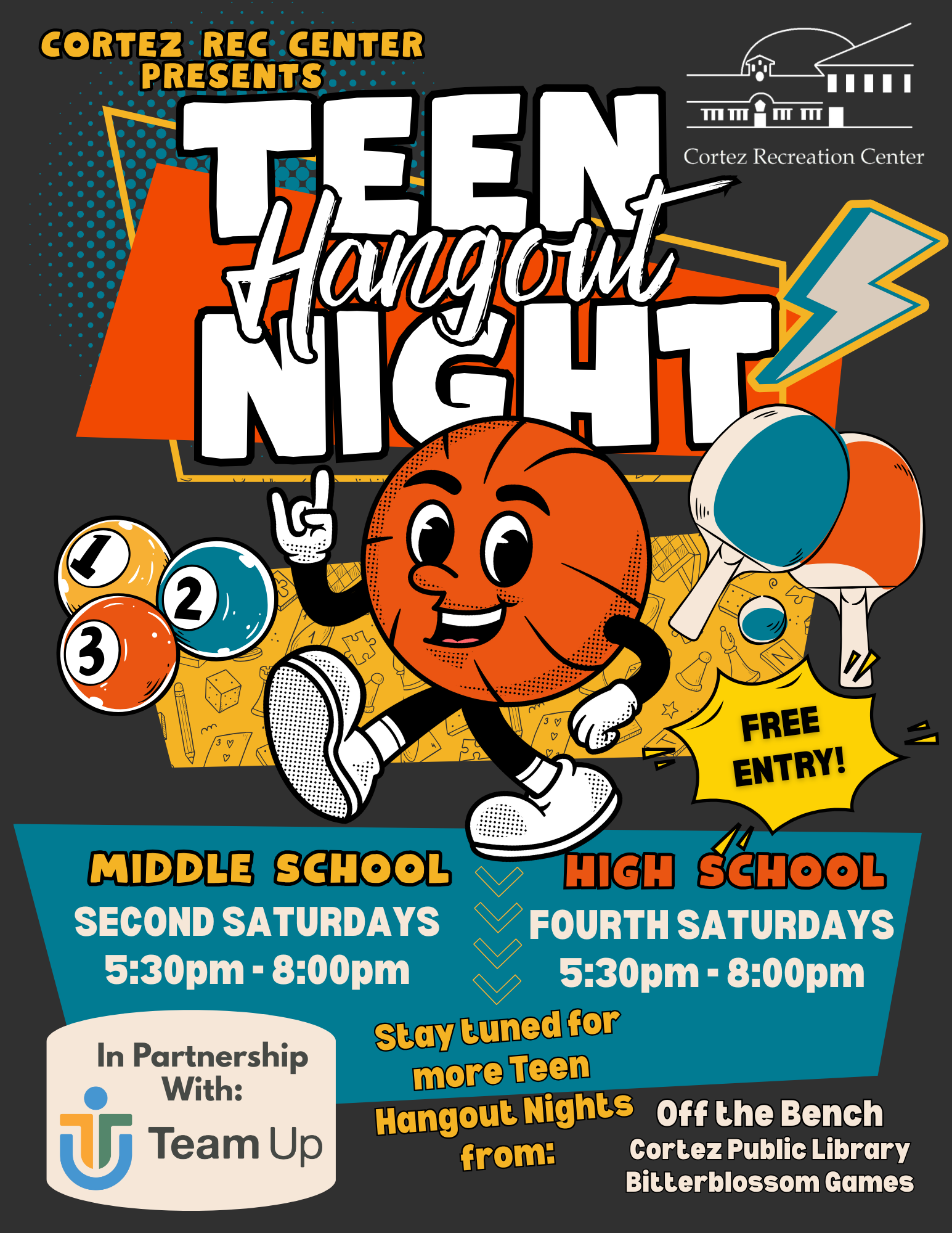 Teen Night General Flyer