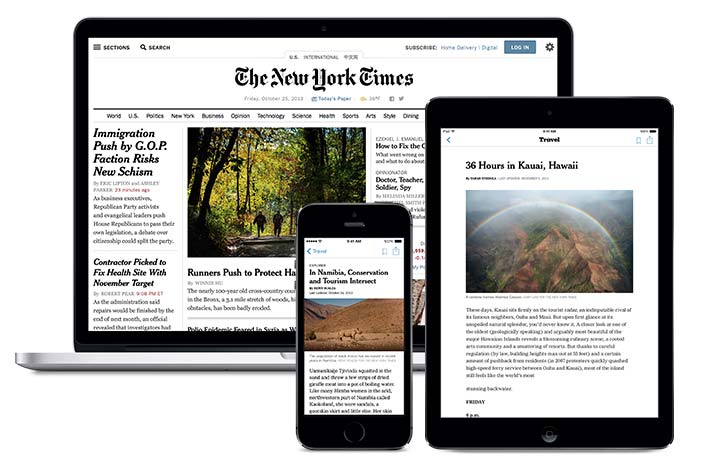 NYT online access photo